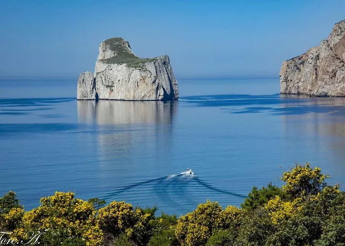 La Perla E Le Conchiglie Tanca Piras Vista Mare Nyaraló Nebida